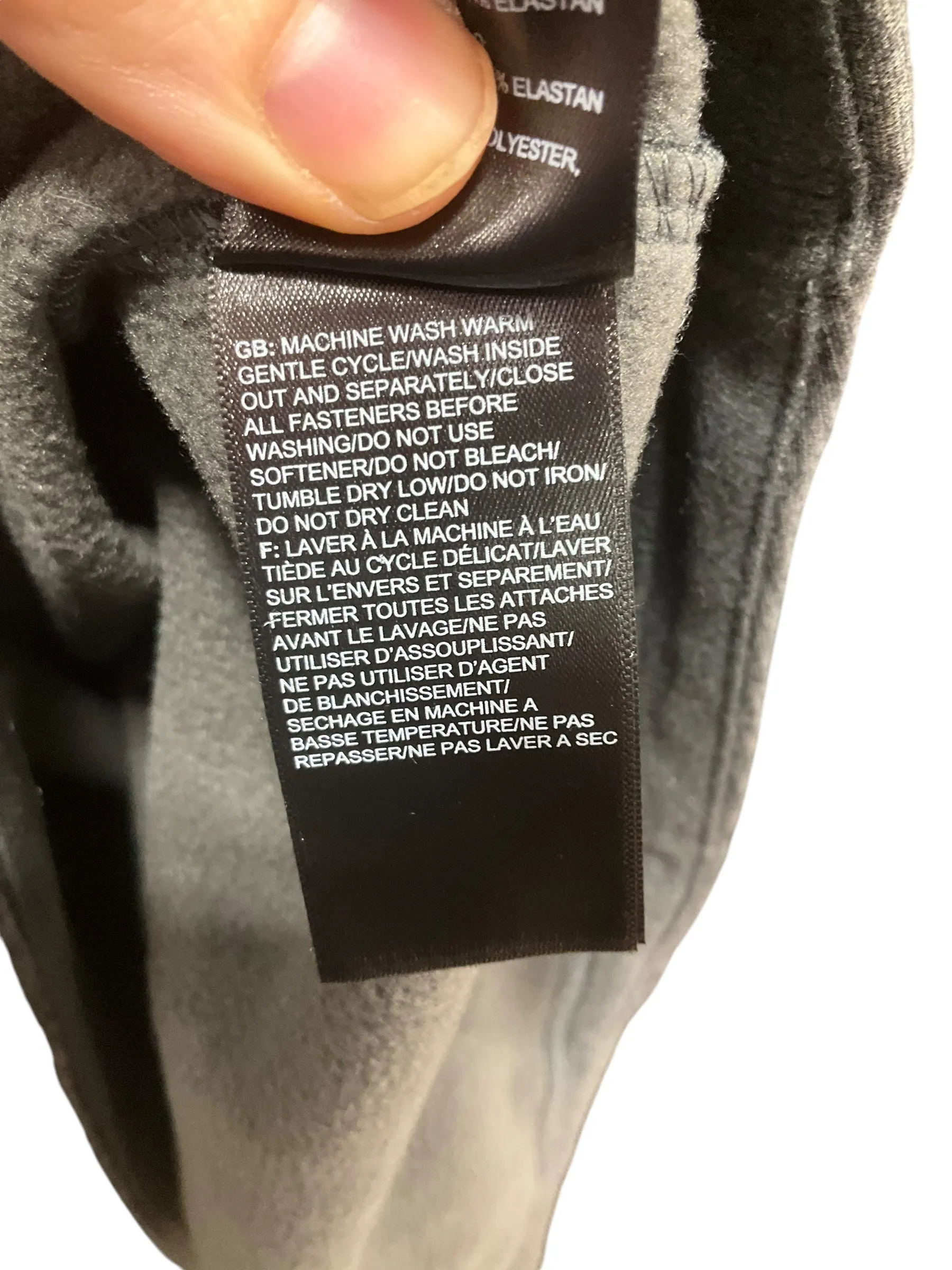 Athletic Sweatshirt Collar By The North Face In Grey, Size: L