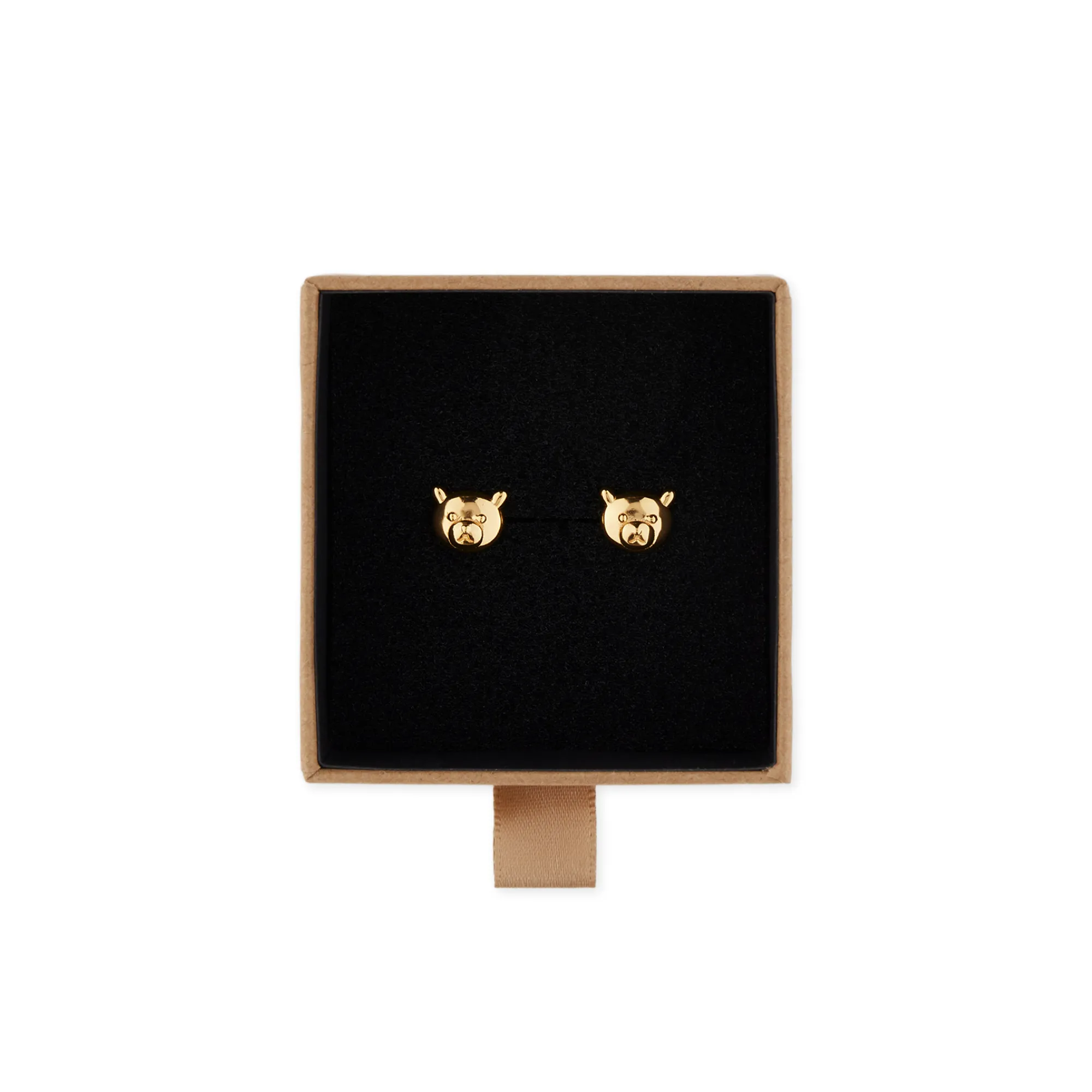 Bear Face Earrings