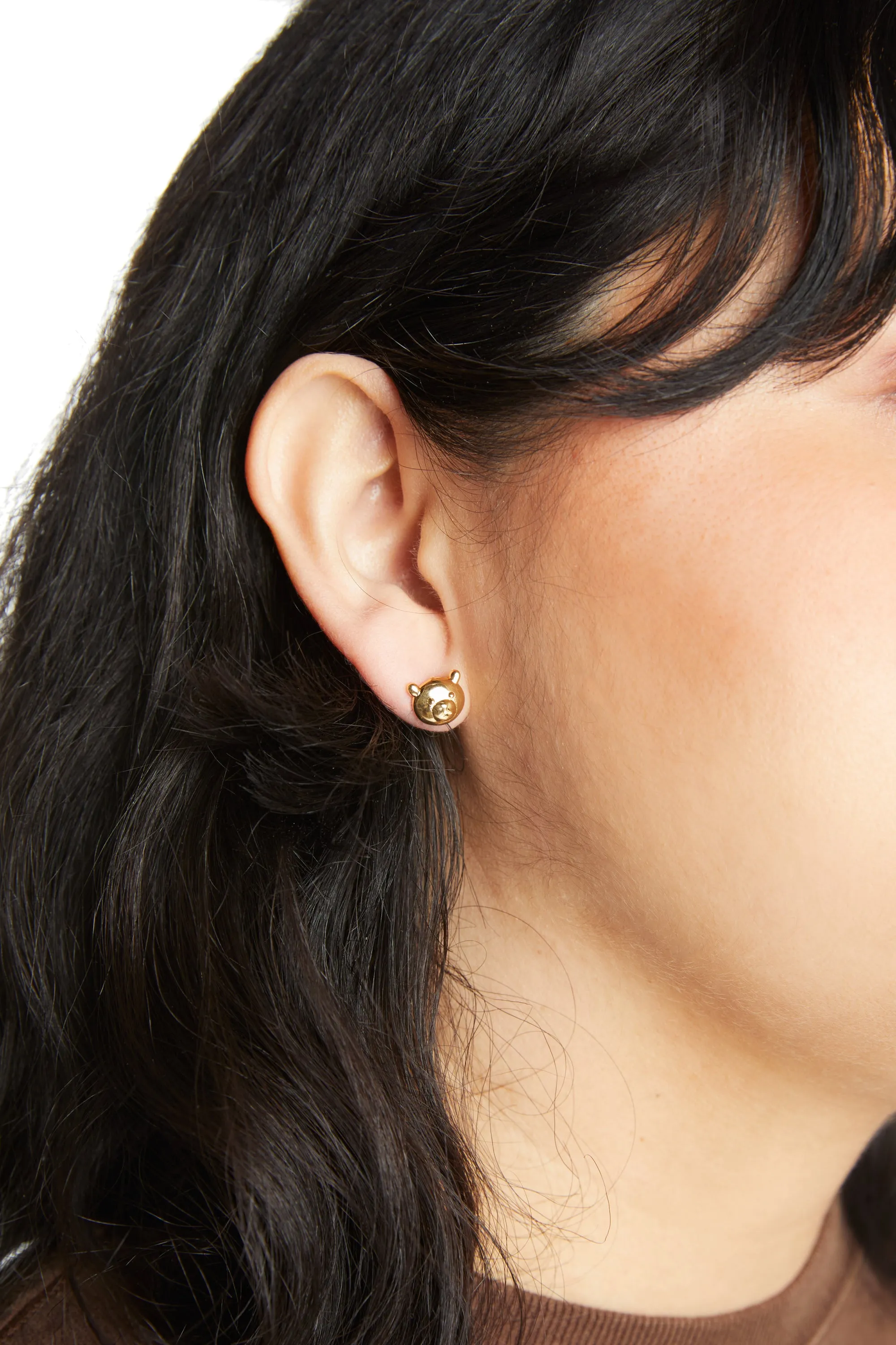 Bear Face Earrings