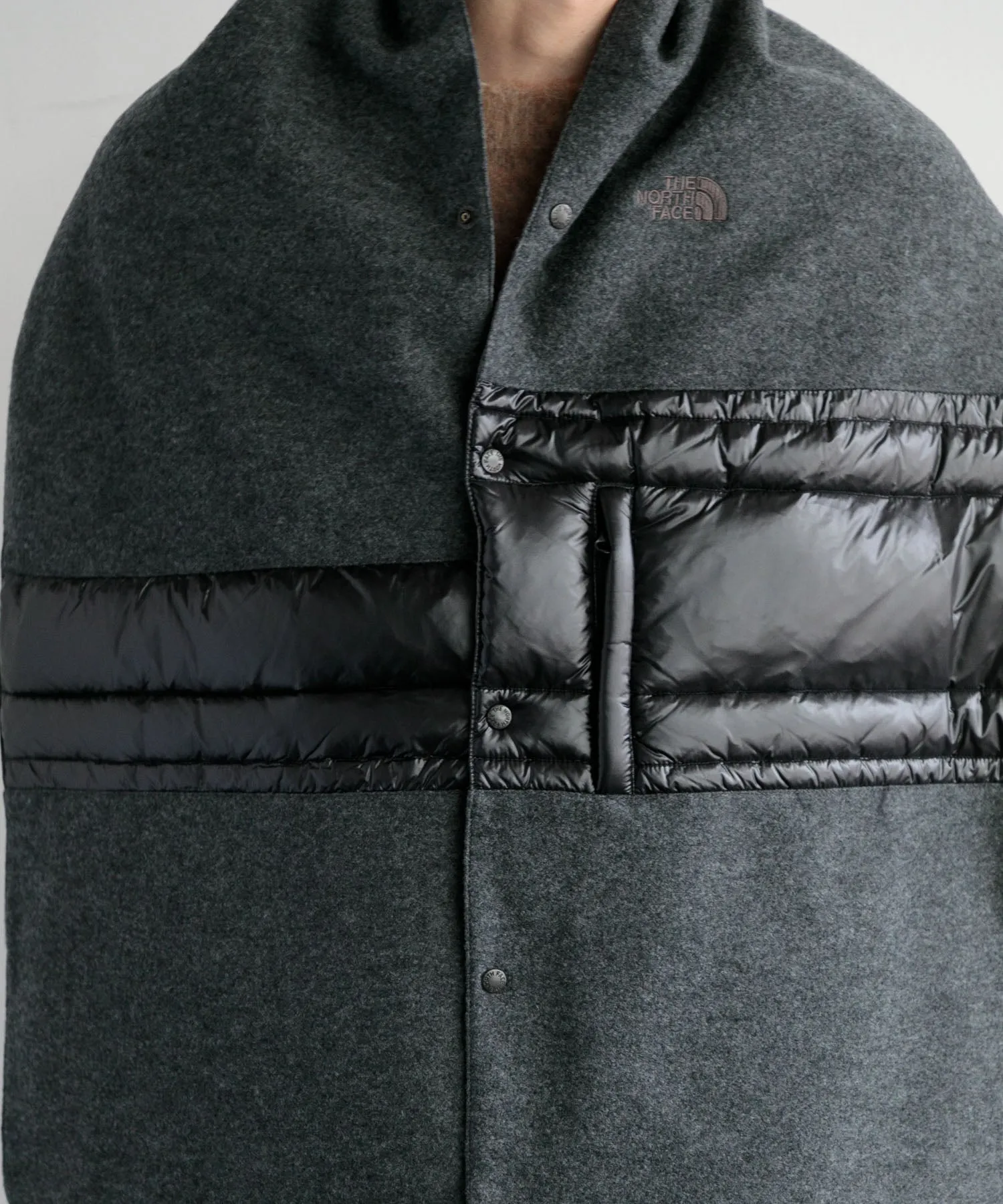【MEN , WOMEN】THE NORTH FACE PURPLE LABEL Wool Field Reversible Cape